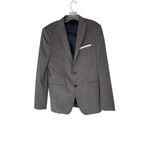 Zara Man Blazer Gray Sports Coat‎ Single Breasted Office Work Business Size 40